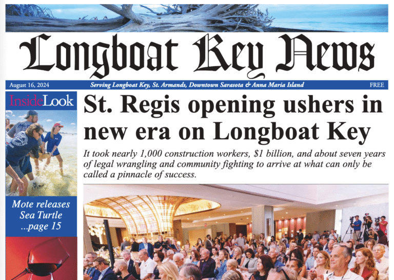 Longboat Key News August 16, 2024 edition