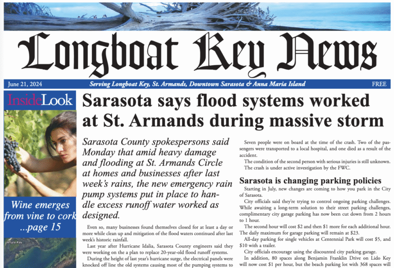 Longboat Key News June 21, 2024 edition