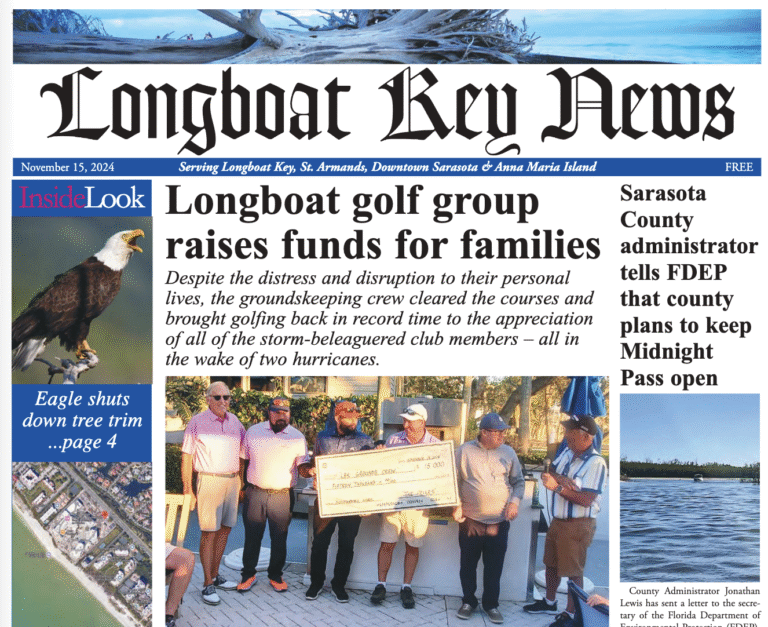Longboat Key News November 15, 2024 edition flipbook
