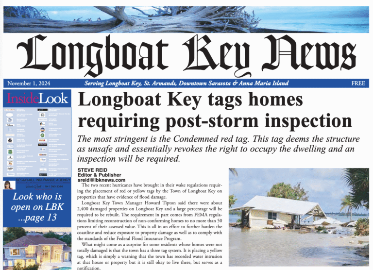 Longboat Key News November 1, 2024 edition flipbook