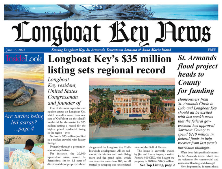 Longboat Key News June 13, 2025 edition flipbook