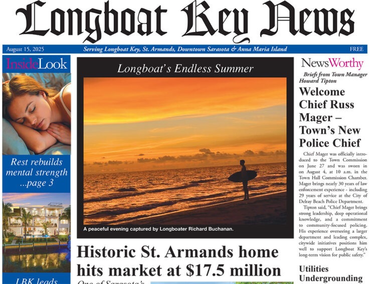 Longboat Key News August 15, 2025 edition flipbook