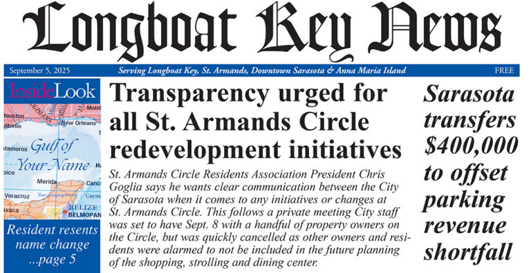 Longboat Key News September 5, 2025 edition flipbook