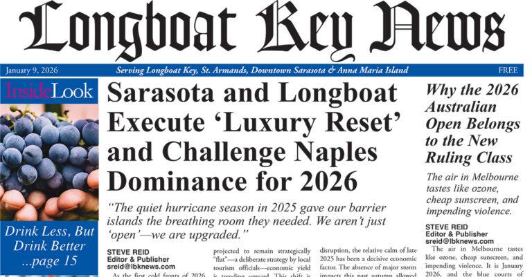 Longboat Key News January 9, 2026 edition flipbook