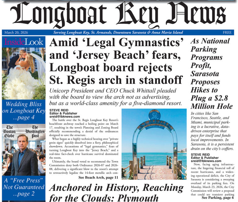 Longboat Key News March 20, 2026 edition flipbook