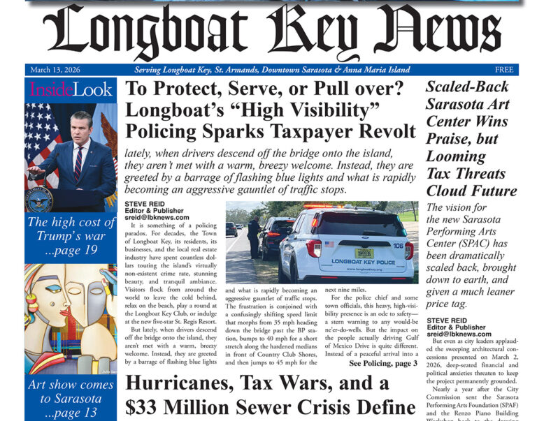 Longboat Key News March 13, 2026 edition flipbook
