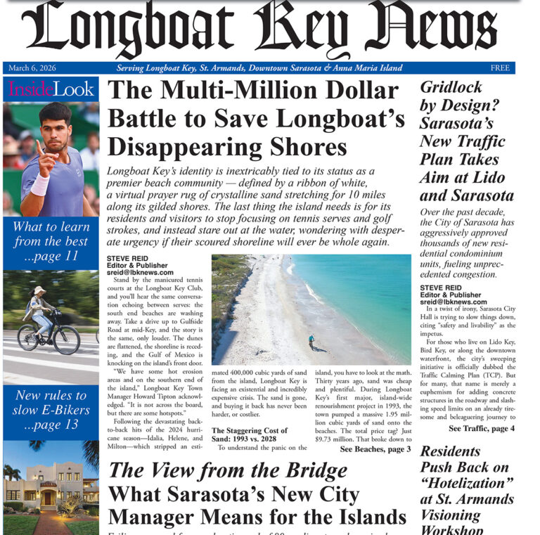 Longboat Key News March 6, 2026 edition flipbook