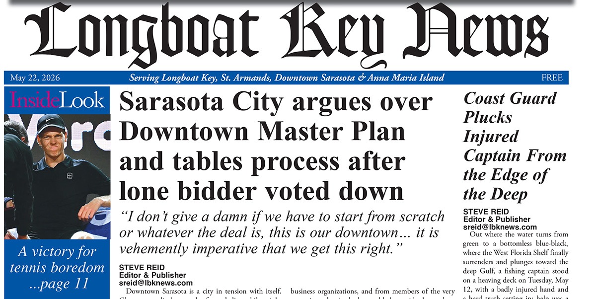 Longboat Key News May 22, 2026 edition flipbook