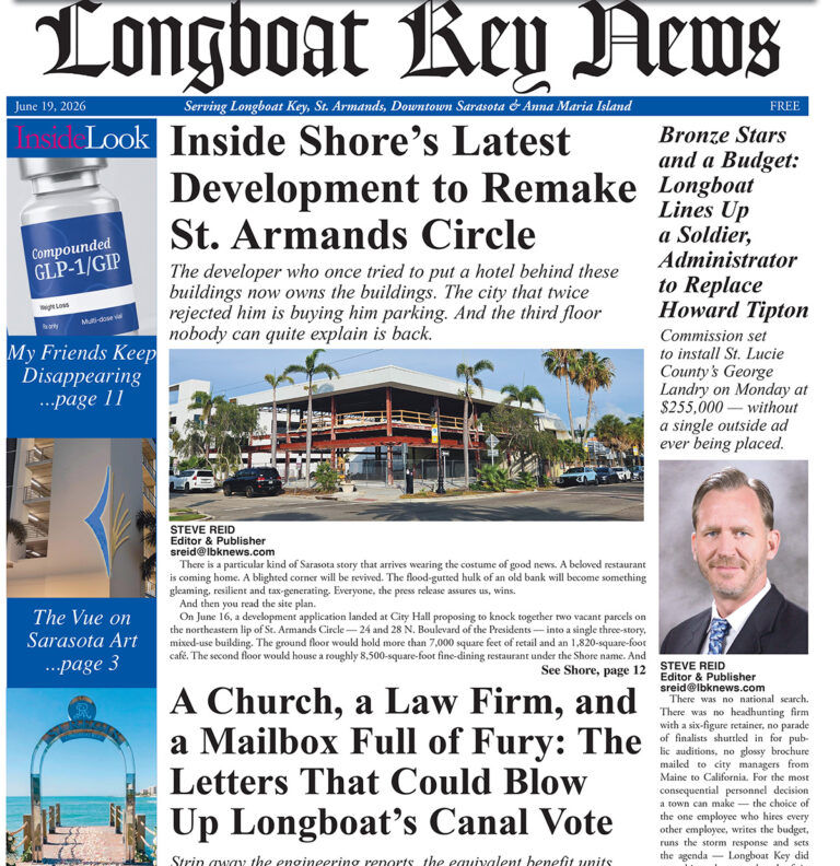 Longboat Key News June 19, 2026 edition flipbook