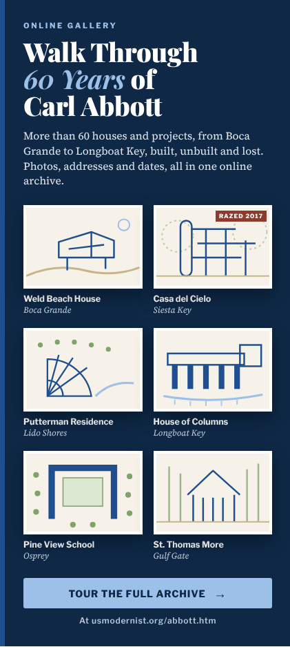 Walk through 60 years of Carl Abbott: tour more than 60 houses and projects in the USModernist online archive